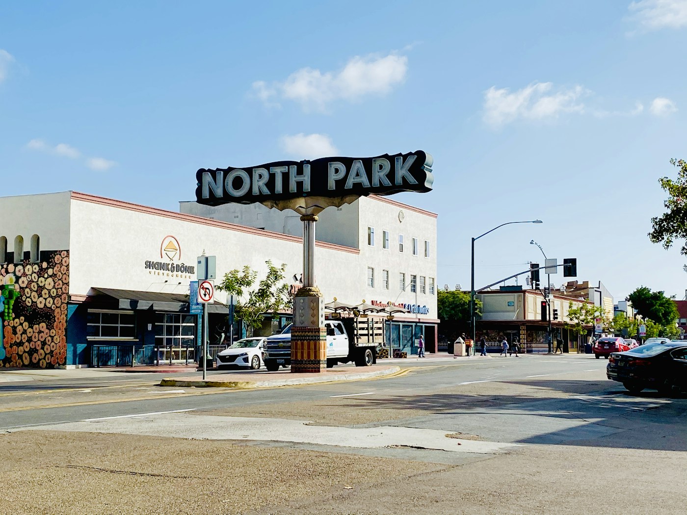 North Park neighborhood sign in San Diego